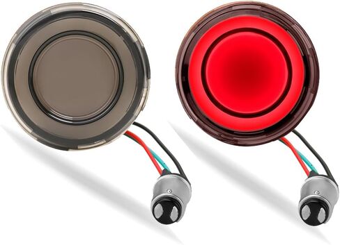 DREAMIZER 1157 LED Motorcycle Turn Signals 2 Inch Front Rear Lights Super Bright Bulbs Lens Kit Compatible with Harley Softail Touring Dyna Sportster Road King Street Glide Electra Glide and More in Kuwait