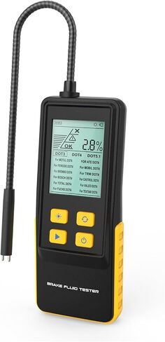 BELEY السيارات الرقمية سائل الفرامل اختبار سائل الفرامل نقطة الغليان متر ل DOT3 DOT4 DOT5.1 مع شاشة LCD 2.8 بوصة وكاشف تشخيص سائل الفرامل عالي الدقة in Saudi Arabia