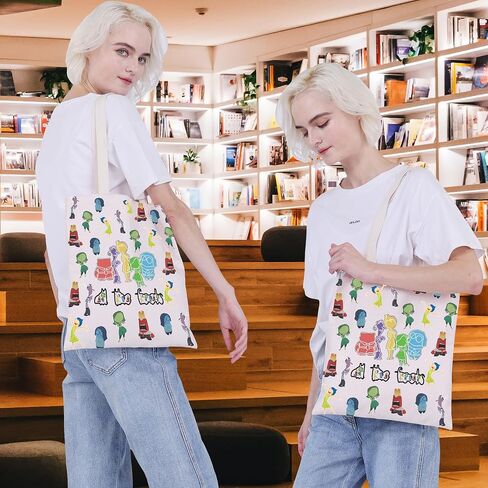 CMNIM Cartoon Emotion Gift Inside Movie All The Feelings Characters Tote Bag Out Faces Merch Joy Anger Fear Sadness Handbags in Saudi Arabia