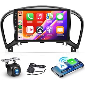 2G+64G لسيارة Nissan Juke 2011-2016 Android Car Stereo Radio Carplay، Rimoody 9 بوصة تعمل باللمس نظام تحديد المواقع العالمي للملاحة Miorror Link Bluetooth FM HiFi WiFi Android Auto AHD كاميرا احتياطية