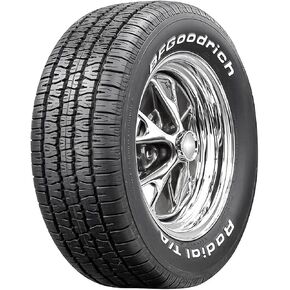 إطار BFGoodrich Radial T/A لجميع المواسم-P215/60R14 91S، حرف أبيض بارز (87370)