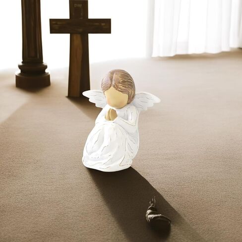 JINGIHE Angel Figurines for Women, Gifts for Mom, Angel Statues and Figurines, Resin Guardian Angel Figurine Gifts, Hand-Painted Sculpture, Angels Ornaments Home Decor in Kuwait