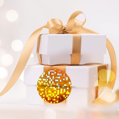 Round Stickers Gold 1 Inch Circle Labels Color Coding Glitter Shiny Dot Sticker Waterproof Removable Roll of 500 in Kuwait