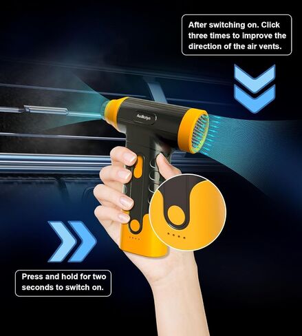 Cordless Electric Compressed Air Duster - Electric air Blower for Cleaning Keyboard, PC, Cameras, Electric Air Pump for Inflatable Cushions, Air Mattress Beds, Boats, Swimming Ring in Saudi Arabia