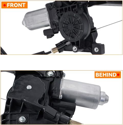 New 1pc Front Driver (Left) Side Power Window Regulator with Motor Assembly Compatible with 02-04 Bravada 02-09 Trailblazer/XL/XUV 04-07 Rainier 05-09 9-7x 03-08 Ascender 7 Seating/113in Base in Kuwait