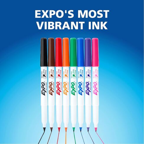 EXPO Low Odor Dry Erase Marker Set, Ultra Fine Tip, Assorted Colors, 5 Count in Saudi Arabia