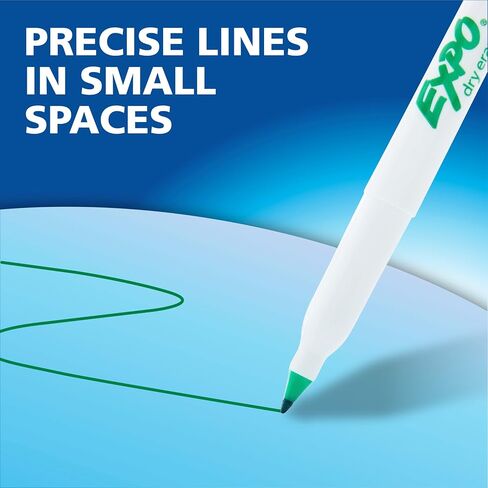 EXPO Low Odor Dry Erase Marker Set, Ultra Fine Tip, Assorted Colors, 5 Count in Saudi Arabia