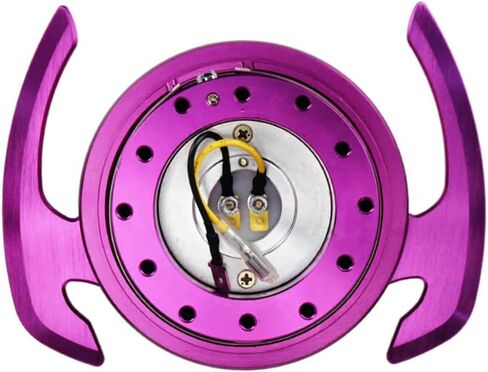NRG Innovations NRG-SRK-700RD GEN 4.0 Steering Wheel Quick Release Kit Adapter, 6x70 and 6x74mm Bolt Patterns Red Body/Red Ring With Handles in Kuwait
