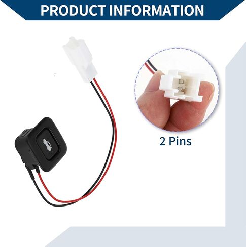 No.935552H0004W غطاء صندوق السيارة قفل الإصدار دفع زر مقبض التبديل لشركة هيونداي إلنترا 2007-2010 / مفتاح الإصدار الخلفي / متين / 1 قطعة بيج in Saudi Arabia