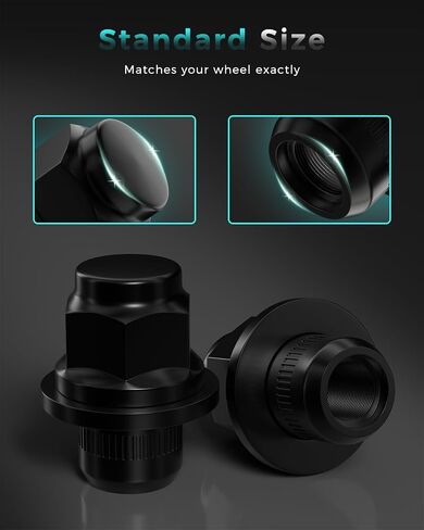 ZOFFI 20 قطعة M12x1.25 Hex 13/16 بوصة صواميل العروة كروم OEM استبدال نمط المصنع لإنفينيتي QX60 G37 Q50 G35 نيسان ماكسيما ألتيما 350Z 370Z سينترا سوبارو فورستر عجلات المصنع in Kuwait