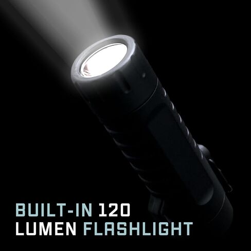 Dark Energy Plasma Lighter with Mini Flashlight | Rechargeable Dual-Arc Plasma Beam, 120 Lumen Flashlight and Strobe | Rugged, Tactical Design for Camping, Hiking, Outdoor, Home and Emergency in Kuwait