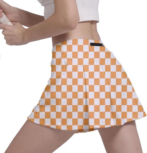 Qpfkw Women's Tennis Skirt High Waisted Golf Pleated Skirts for Running Pickleball Workout in Kuwait
