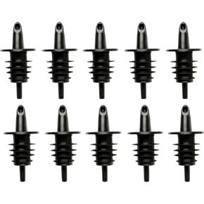 ثلج هاوايان حلق 3 عبوات من سكب التدفق الحر، لشراب مخروط الثلج، فوهة زجاجة بلاستيكية للمشروبات المختلطة، مخروط الثلج، نكهة الموكا واللاتيه - أسود in Kuwait