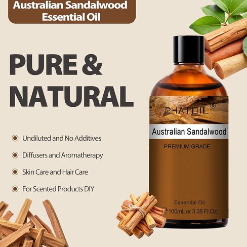 Pure Eucalyptus Essential Oil, 100% Pure Therapeutic Grade Premium Oil for Hair Care, Skin, Aromatherapy 3.38Fl Oz in Kuwait