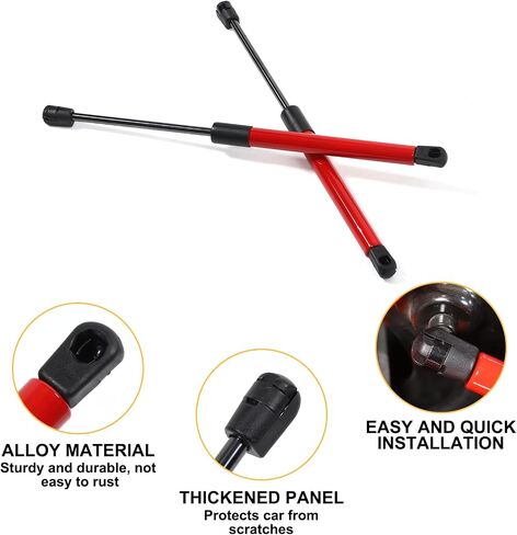 PIUGILH Front Hood Lift Support Struts Fit for C6 Corvette 2005-2013 Accessories, Car Front Hood Lift Support Springs Shocks Struts Replacement Parts, 2Pcs in Kuwait