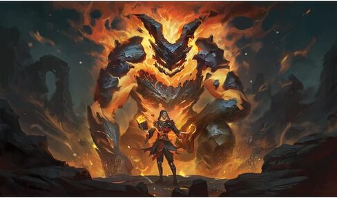 Fantasy North - Plague Rats - TCG Trading Card Game Playmat and Mouse Pad - 24 x 14 inches - Perfect for Magic MTG Commander Pokemon Yugioh and Other Card Games in Saudi Arabia
