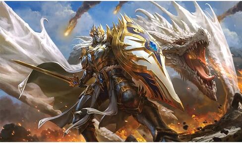 Fantasy North - Plague Rats - TCG Trading Card Game Playmat and Mouse Pad - 24 x 14 inches - Perfect for Magic MTG Commander Pokemon Yugioh and Other Card Games in Saudi Arabia