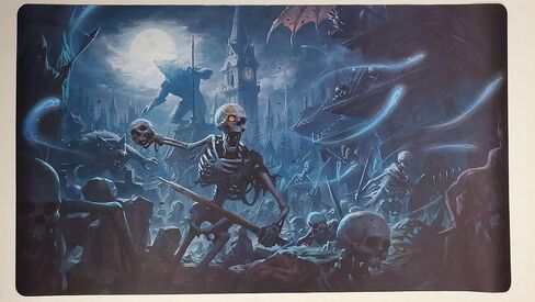 Fantasy North - Plague Rats - TCG Trading Card Game Playmat and Mouse Pad - 24 x 14 inches - Perfect for Magic MTG Commander Pokemon Yugioh and Other Card Games in Saudi Arabia