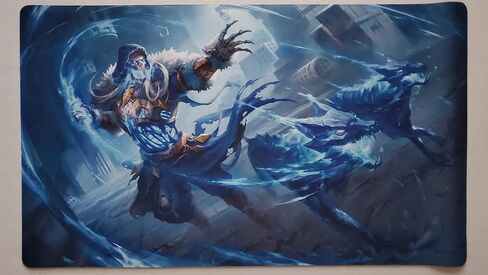 Fantasy North - Plague Rats - TCG Trading Card Game Playmat and Mouse Pad - 24 x 14 inches - Perfect for Magic MTG Commander Pokemon Yugioh and Other Card Games in Saudi Arabia