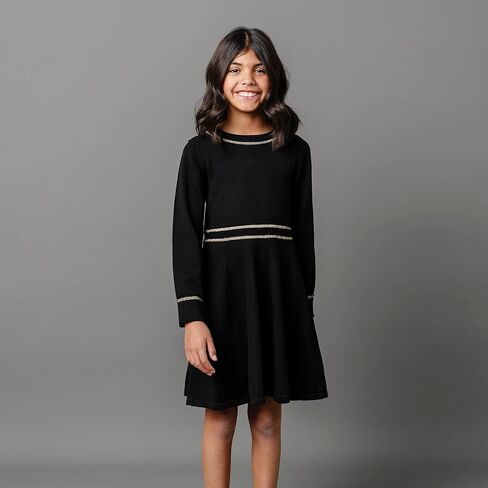 Hope & Henry Girls' Long Sleeve Ruffle Collar Sweater in Kuwait
