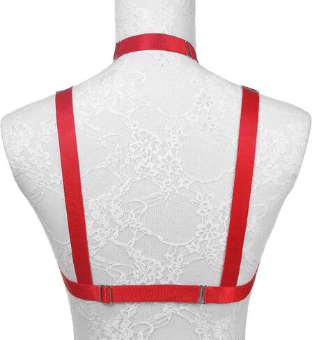 Women's Harness Bra Cupless Clubwear Elastic Strappy Cage Lingerie Girls Hollow Out Bandage Bra in Saudi Arabia