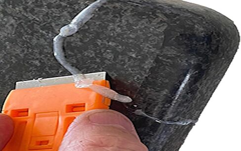 Instant Install 29– Permanent Granite Tile Marble Quartz Corian Porcelain Stone Repair Epoxy 20 Oz – Broken/Chips/Cracks – Reattaches/Rebuilds Missing Pieces – Dry in 29 Minutes! Tintable with EZ Tint in Kuwait
