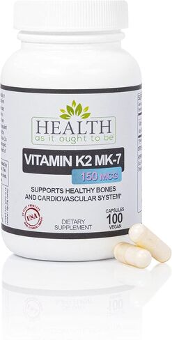Health As It Ought To Be Vitamin D|3 7500 IUs Supplement | Physician Formulated Supports Healthy Bones & Immune System | 100 Softgels in Saudi Arabia