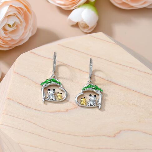 Black Cat Earrings for Women Sterling Silver Black Cat Earrings Cat Gifts for Cat Lover Cat Earrings Cat Dangle Earrings Halloween Cat Jewelry Gifts in Kuwait