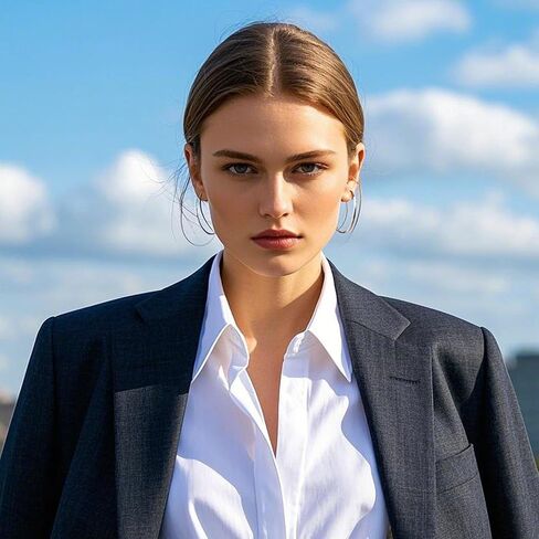 2 Pieces Faux Collar Black and White Collared Shirt Women Dickey Collar for Women Detachable Half False Blouse in Kuwait