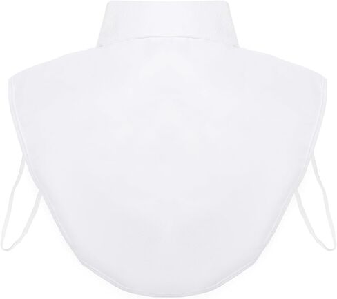 2 Pieces Faux Collar Black and White Collared Shirt Women Dickey Collar for Women Detachable Half False Blouse in Kuwait