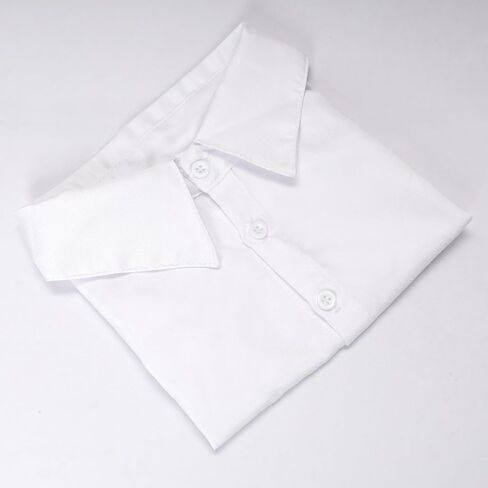 2 Pieces Faux Collar Black and White Collared Shirt Women Dickey Collar for Women Detachable Half False Blouse in Kuwait