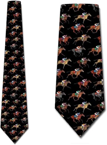 Horse Racing Ties Mens Horse Jockey Necktie in Saudi Arabia