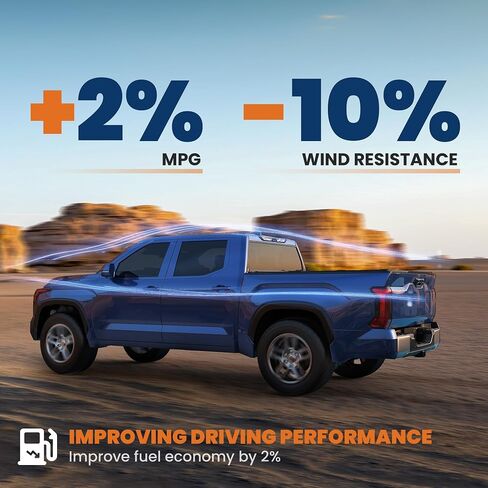 غطاء تونيو من الألياف الزجاجية بطول 5 أقدام متوافق مع 2024 2025 Toyota Tacoma (باستثناء صناديق تخزين الإصدار الخاص Trail) in Kuwait
