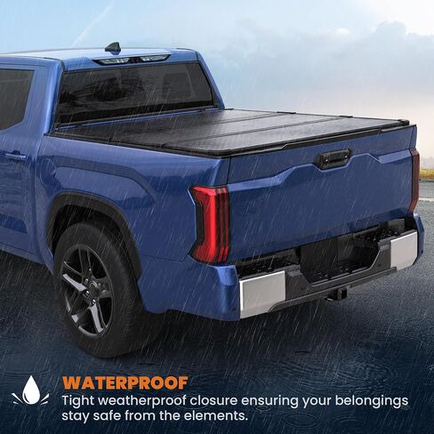 غطاء تونيو من الألياف الزجاجية بطول 5 أقدام متوافق مع 2024 2025 Toyota Tacoma (باستثناء صناديق تخزين الإصدار الخاص Trail) in Kuwait