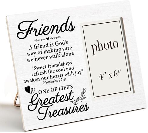 Zauly Auntie Aunt Gift Wooden Picture Frame, Auntie's Bestie Wood Photo Frame Gifts Idea for Birthday Mothers Day Christmas, Tabletop & Wall Mounting, 4x6 Photo in Kuwait