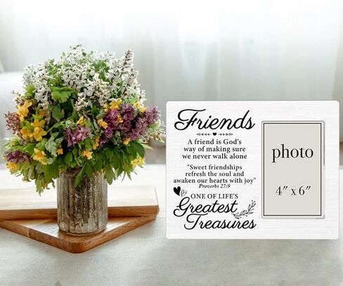 Zauly Auntie Aunt Gift Wooden Picture Frame, Auntie's Bestie Wood Photo Frame Gifts Idea for Birthday Mothers Day Christmas, Tabletop & Wall Mounting, 4x6 Photo in Kuwait