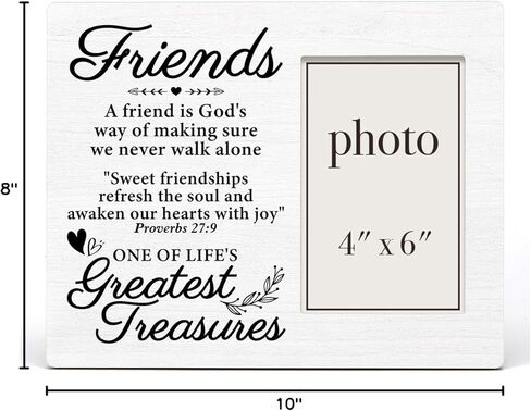 Zauly Auntie Aunt Gift Wooden Picture Frame, Auntie's Bestie Wood Photo Frame Gifts Idea for Birthday Mothers Day Christmas, Tabletop & Wall Mounting, 4x6 Photo in Kuwait