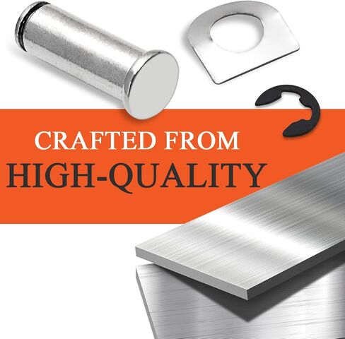 مجموعة دبابيس تثبيت FOVPLUE Footpeg، دبوس Clevis + غسالة زنبركية + حلقة الاحتفاظ لموديلات Harley مع مساند قدم للراكب/الراكب على شكل ذكر، من أجل CVO Dyna Touring Softail Sportster إلخ., أسود in Kuwait