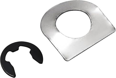 مجموعة دبابيس تثبيت FOVPLUE Footpeg، دبوس Clevis + غسالة زنبركية + حلقة الاحتفاظ لموديلات Harley مع مساند قدم للراكب/الراكب على شكل ذكر، من أجل CVO Dyna Touring Softail Sportster إلخ., أسود in Kuwait