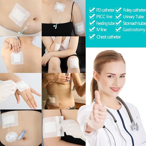 ضمادات جزيرة لاصقة طويلة للغاية 10 قطع، 4 × 14 بوصة، ضمادات شاش لجراحة استبدال الركبة، ضمادات شاش قابلة للتنفس، جراحة الورك، شق الظهر بعد التعافي الجراحي، ملفوفة بشكل فردي in Kuwait