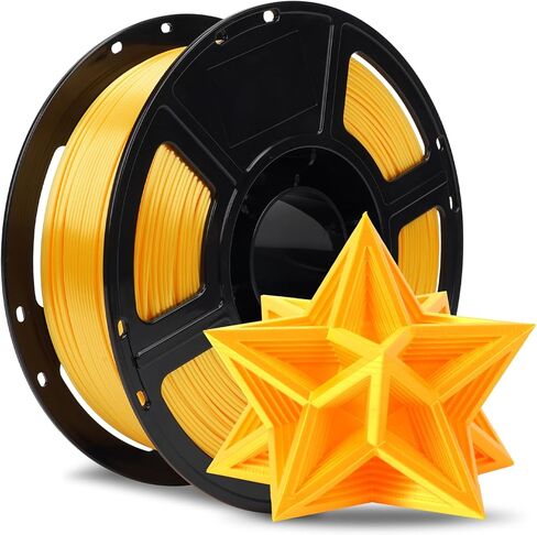 FLASHFORGE Silk PLA Filament 1.75mm +/- 0.02mm, Gold to Red Gradient, Smooth Color-Changing 3D Printing Filament 1kg (2.2lbs) Spool, Fits for Most FDM 3D Printers in Kuwait