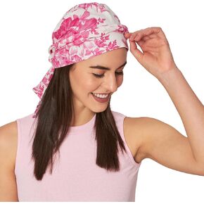 Cotton Batik Easy To Tie Pre-Tied Headwrap Headscarf For Hair Loss chemo headwear women in Kuwait