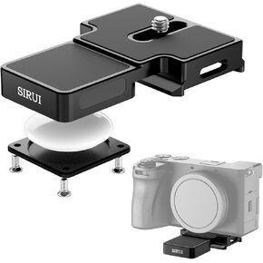 Sirui Quick Release Plate for AirTag, Arca Type Mount Plate with 1/4"-20 Screw Quick-Release Plate for Hidden AirTag