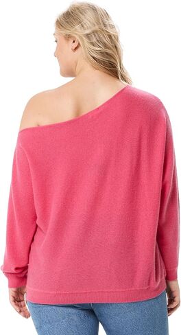 Minnie Rose Womens Long Sleeve Off The Shoulder Cashmere Pull On SweaterÊ in Saudi Arabia