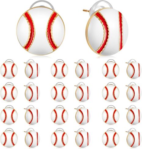 12 زوجًا من الهدايا الرياضية ذات الطابع الرياضي، أقراط الكرة اللينة والكرة الطائرة، مجوهرات هدايا بالجملة للفتيات المراهقات والأطفال والنساء والرجال والأمهات ولاعبي المعجبين وإكسسوارات الألعاب الشبابية in Kuwait