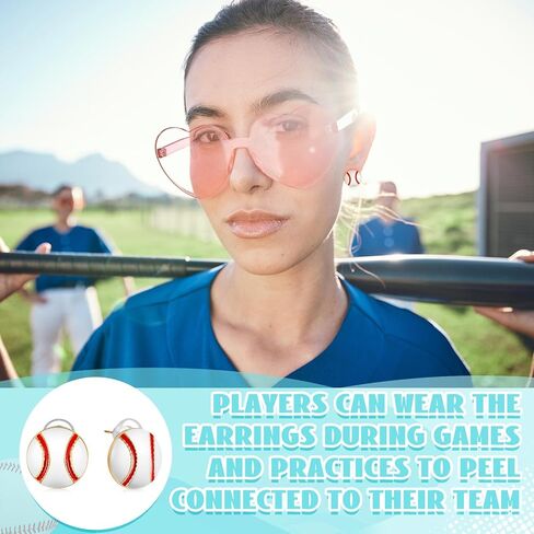 12 زوجًا من الهدايا الرياضية ذات الطابع الرياضي، أقراط الكرة اللينة والكرة الطائرة، مجوهرات هدايا بالجملة للفتيات المراهقات والأطفال والنساء والرجال والأمهات ولاعبي المعجبين وإكسسوارات الألعاب الشبابية in Kuwait