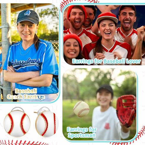 12 زوجًا من الهدايا الرياضية ذات الطابع الرياضي، أقراط الكرة اللينة والكرة الطائرة، مجوهرات هدايا بالجملة للفتيات المراهقات والأطفال والنساء والرجال والأمهات ولاعبي المعجبين وإكسسوارات الألعاب الشبابية in Kuwait