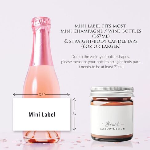 Set of 12 Burgundy Pink Floral Bridal Shower Mini Champagne Bottle Labels, WATERPROOF Polyester Mini Wine Bottle Labels, Cheers to the Future Mrs, Bachelorette Party in Saudi Arabia