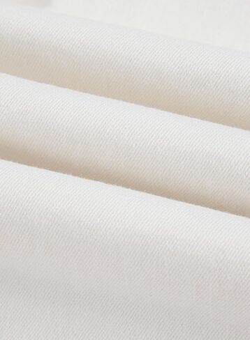 Sidefeel Women's Capri Jeans High Waisted Wide Leg Stretchy Raw Hem Side Seam Denim Pants in Kuwait