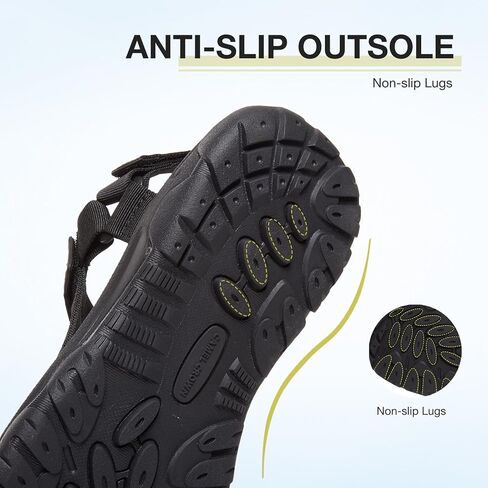 CAMELSPORTS Men's Hiking Sandals Open Toe Outdoor Beach Sandal Waterproof Sport Sandals Water Shoes for Athletic Walking in Kuwait